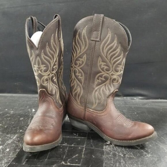 Laredo Shoes - Laredo Womens Kelli 5752 Brown Embroidered Cowgirl Western Boot Size US 7W